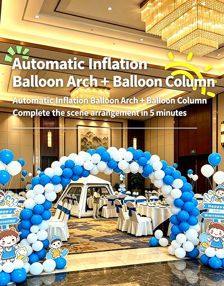 Self-Inflating Balloon Arch Self-Inflating Balloon Column