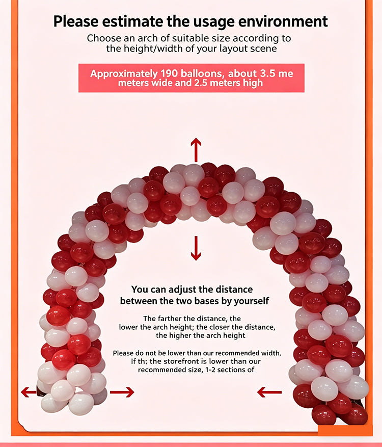 Self-Inflating Balloon Arch Self-Inflating Balloon Column